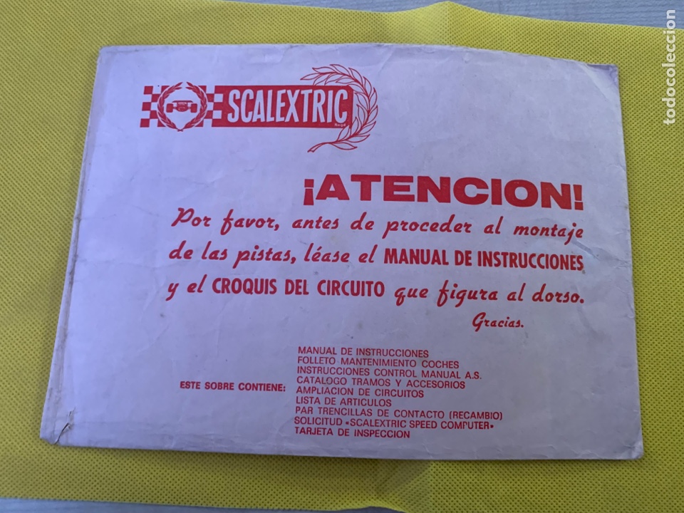 Scalextric: Documentacion sobre CIRCUITO G. P. 27 Scalextric Sim - Foto 3