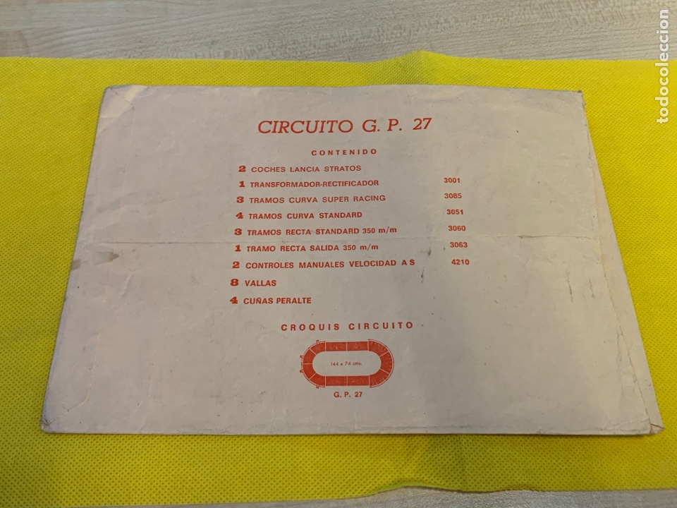 Scalextric: Documentacion sobre CIRCUITO G. P. 27 Scalextric Sim - Foto 1