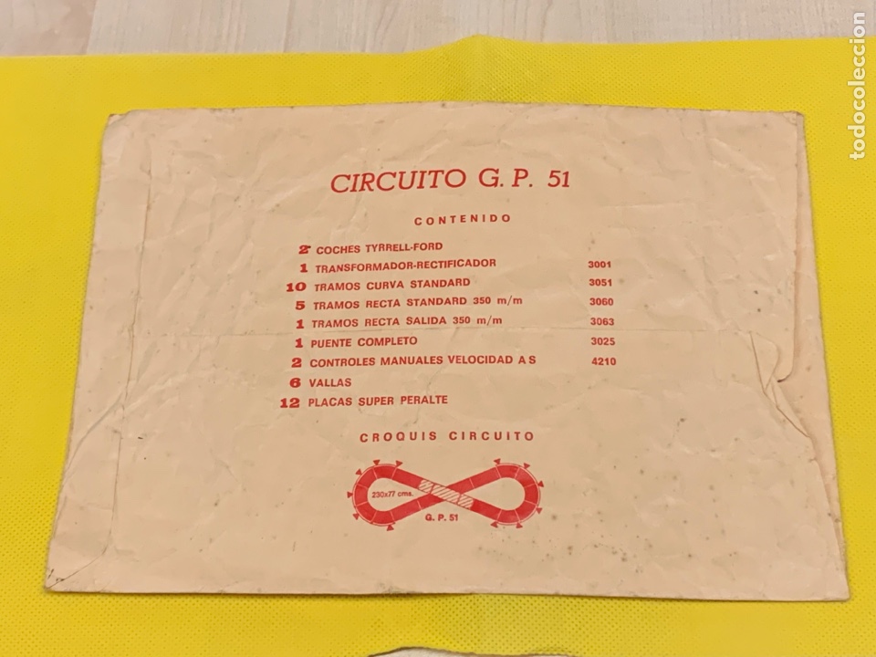 Scalextric: Documentaci&oacute; sobre CIRCUITO G. P. 51 - Foto 1