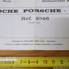 Scalextric: INSTRUCCIONES DE PORSCHE 917 REF. 4046 DE EXIN SCALEXTRIC 1970S. Lote 317872453