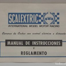Scalextric: SCALEXTRIC EXIN. MANUAL DE INSTRUCCIONES Y REGLAMENTO.. Lote 318229833