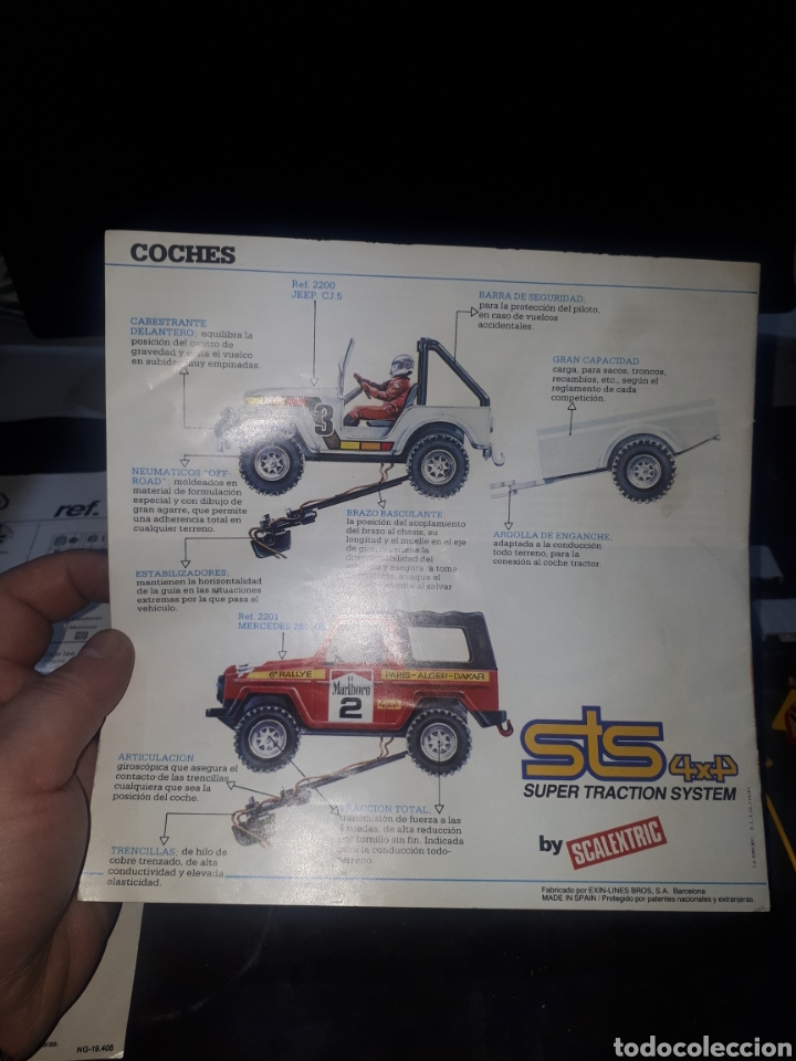 Scalextric: Lote instrucciones plano y complementos SCALEXTRIC STS 4 X 4 - Foto 3