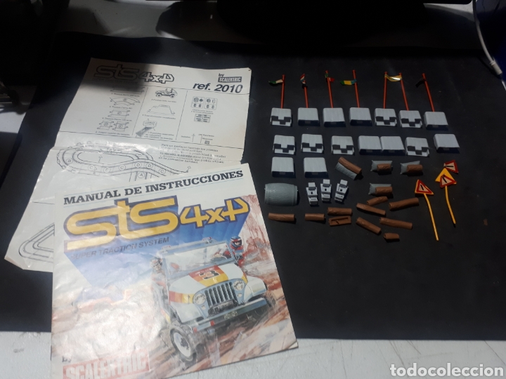 Scalextric: Lote instrucciones plano y complementos SCALEXTRIC STS 4 X 4 - Foto 1