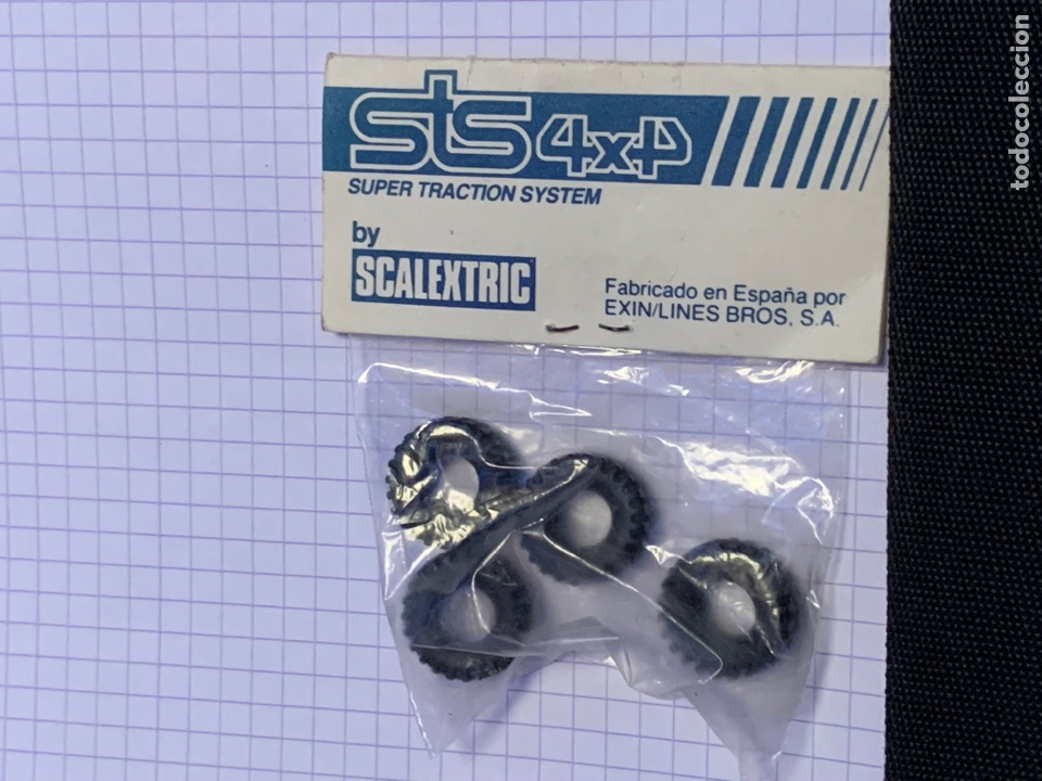 Scalextric: Blister scalextric sts SUPER TRACTION SYSTEM 4 Neum&aacute;ticos Ref. 2402 - Foto 4