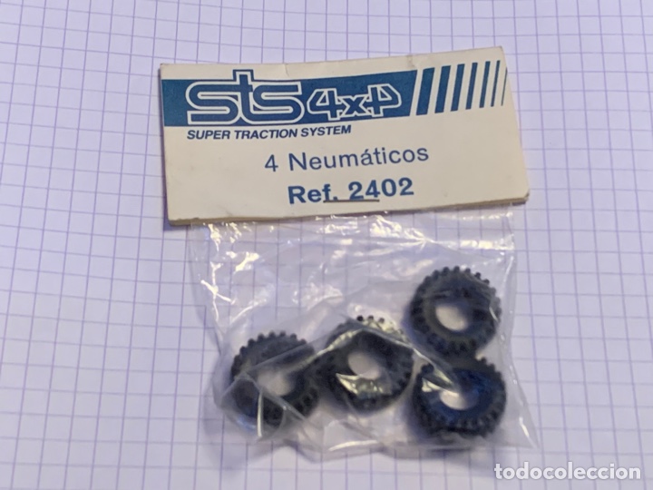 Scalextric: Blister scalextric sts SUPER TRACTION SYSTEM 4 Neum&aacute;ticos Ref. 2402 - Foto 5