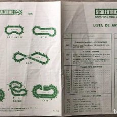 Scalextric: VENDO LISTA DE ARTÍCULOS SCALEXTRIC - FEBRERO-1986