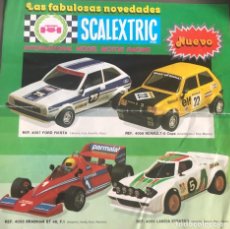 Scalextric: VENDO CATALOGO SCALEXTRIC - R5, FORD FIESTA, MUSTANG, CHEVROLET ETC.. Lote 326799038
