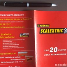 Scalextric: VENDO FOLLETO NOVEDADES CIRCUITOS, COCHES, ACCESORIOS DE SCALEXTRIC.. Lote 326819948