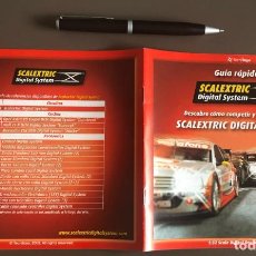 Scalextric: VENDO PUBLICIDAD GUÍA RÁPIDA DE SCALEXTRIC DIGITAL SYSTEM. Lote 326820808