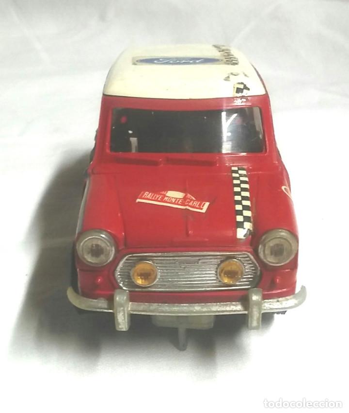 Scalextric: Mini Cooper Ref C 45 rojo de Exin Scalextric a&ntilde;os 70 - Foto 2