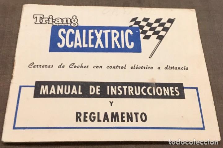 Scalextric: SCALEXTRIC EXIN CONTROL REGLAMENTO - INSTRUCCIONES ORIGINALES (MI) - Foto 1