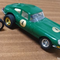 Scalextric: SCALEXTRIC EXIN JAGUAR E REF. C 34 VERDE OSCURO MADE IN SPAIN. Lote 361752305