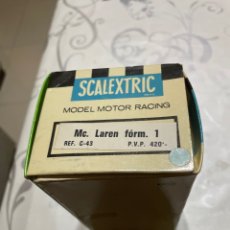 Scalextric: CAJA ORIGINAL DE MC LAREN DE SCALEXTRIC EXIN. Lote 362631530