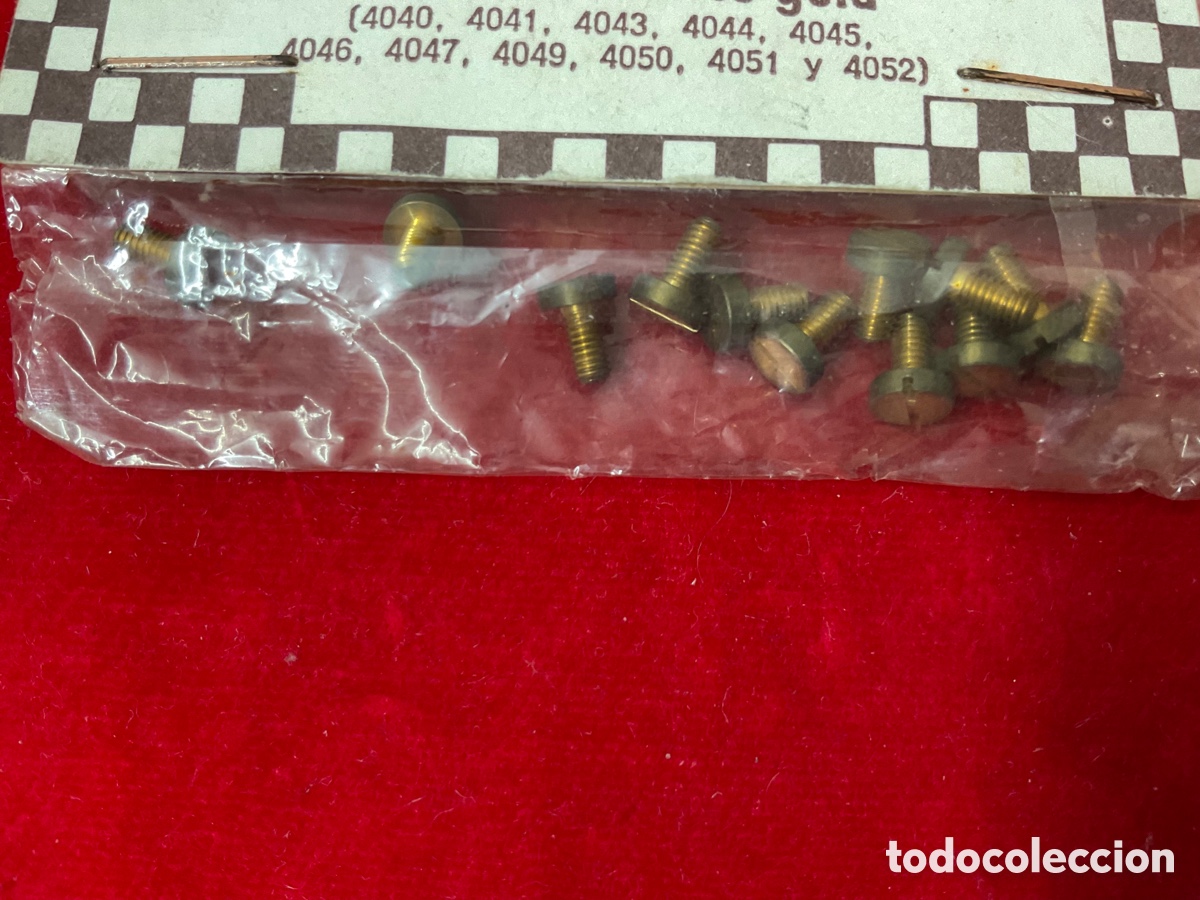 Scalextric: Bolsa 12 tornillos gu&iacute;a REF. 5705 Scalextric Exin - Foto 3
