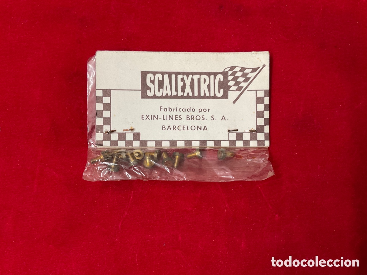 Scalextric: Bolsa 12 tornillos gu&iacute;a REF. 5705 Scalextric Exin - Foto 1