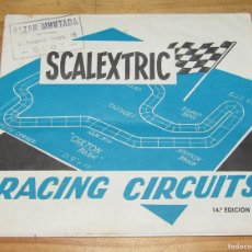 Scalextric: SCALEXTRIC RACING CIRCUITS 14º EDICION - IBA EN LOS SOBRES DE DOCUMENTACION DE LOS CIRCUITOS EXIN. Lote 380844879