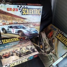 Scalextric: SCALEXTRIC 3 CAJAS GT 20, GT 23 Y GP 22. Lote 389214054