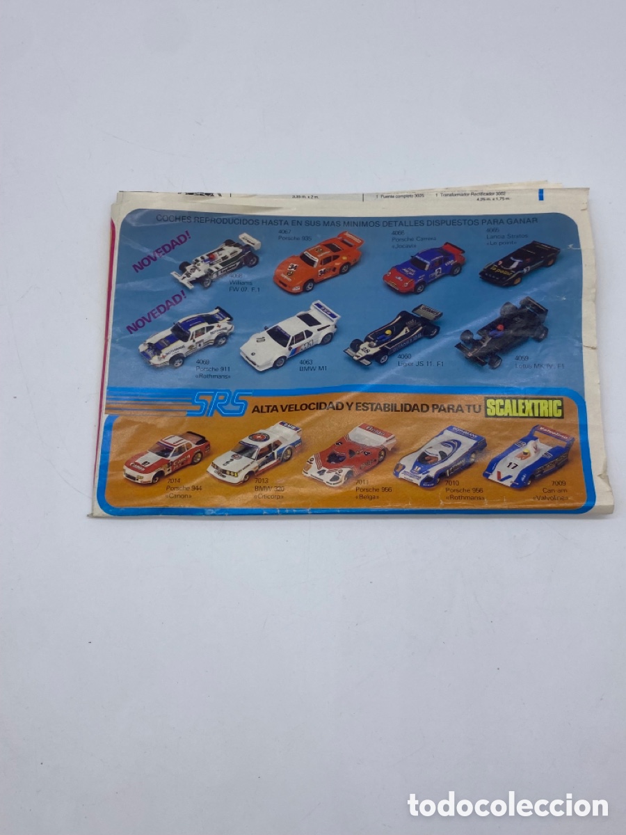 Scalextric: Cat&aacute;logo publicitario Scalextric SRS y Hobby Post a&ntilde;os 80 - Foto 1