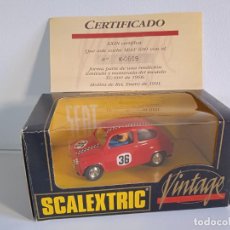 Scalextric: SEAT 600 COLECCION VINTAGE AÑO 1991 SCALEXTRIC. Lote 399962159