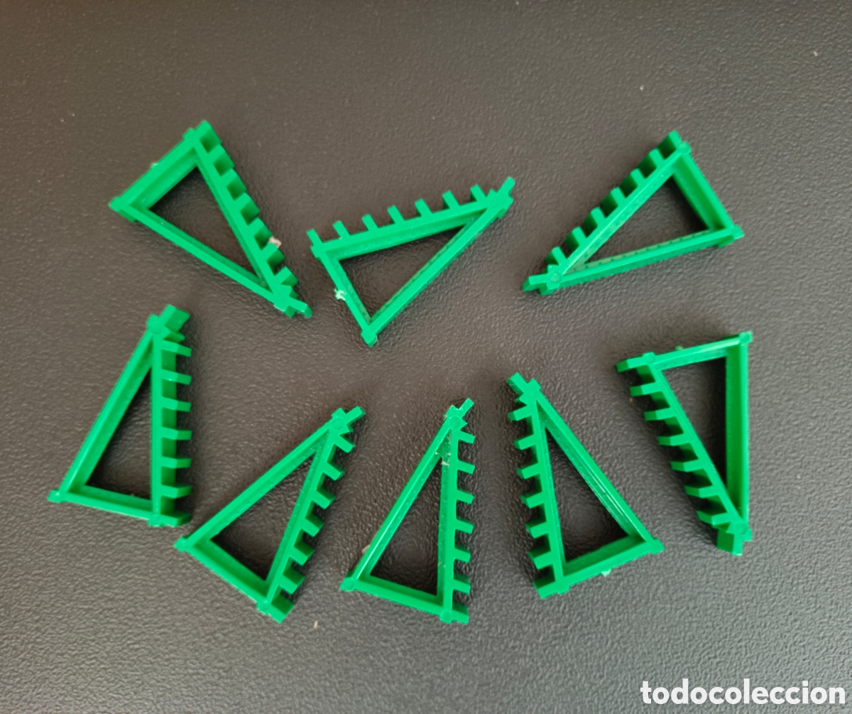 Scalextric: Cu&ntilde;as peralte , elevadores verde scalextric exin - Foto 1