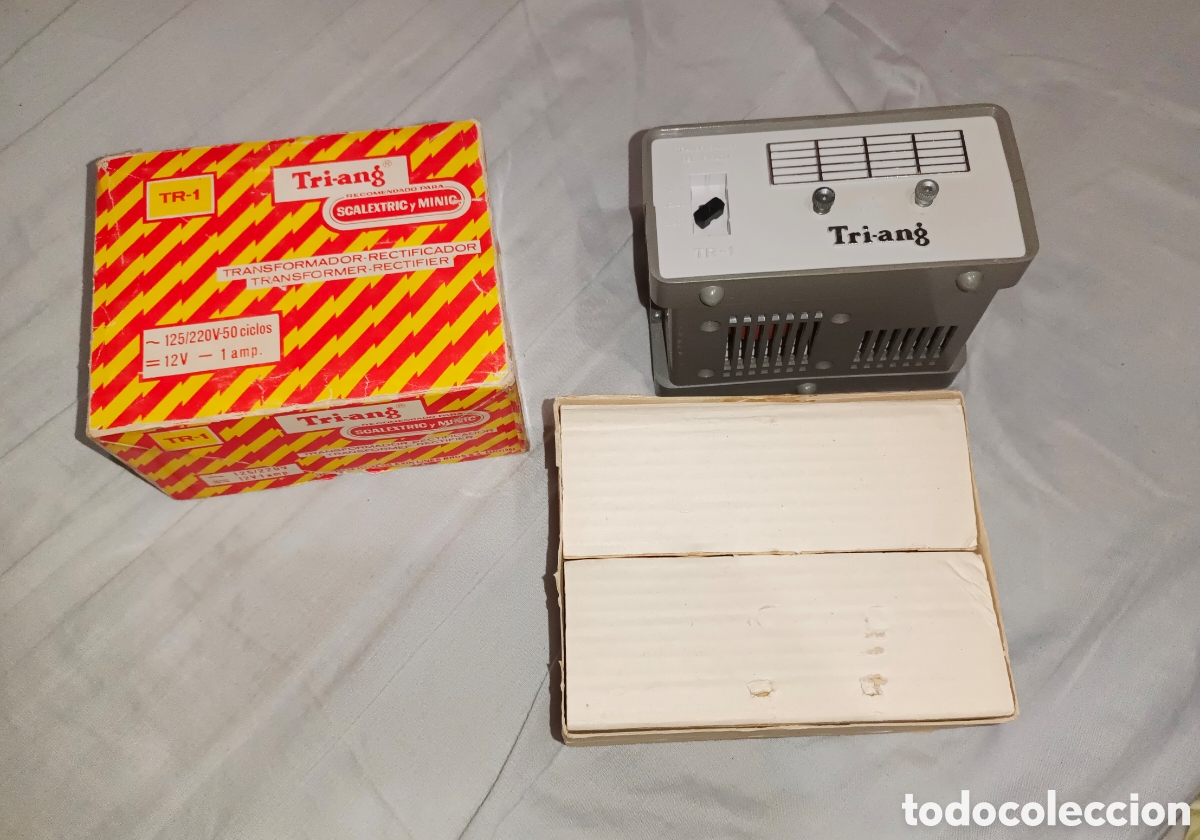 Scalextric: Transformador TR1 scalextric exin, triang en caja - Foto 1
