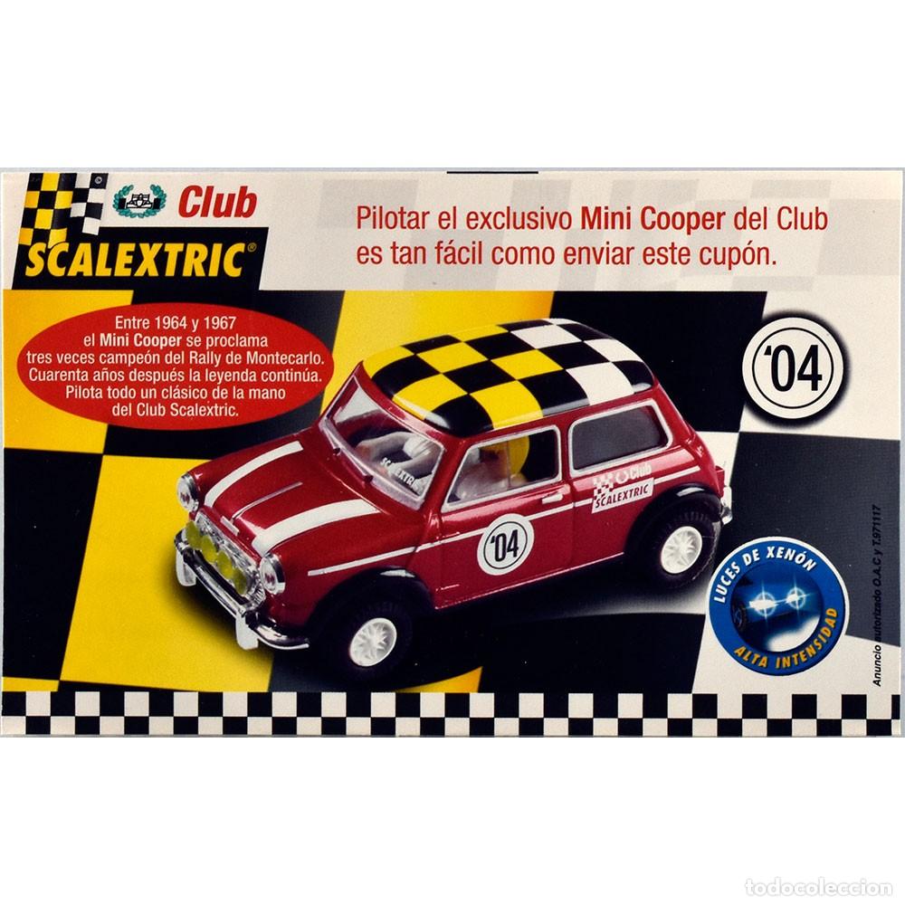 Scalextric: TAJETA CLUB SCALEXTRIC MINI COOPER - Foto 1
