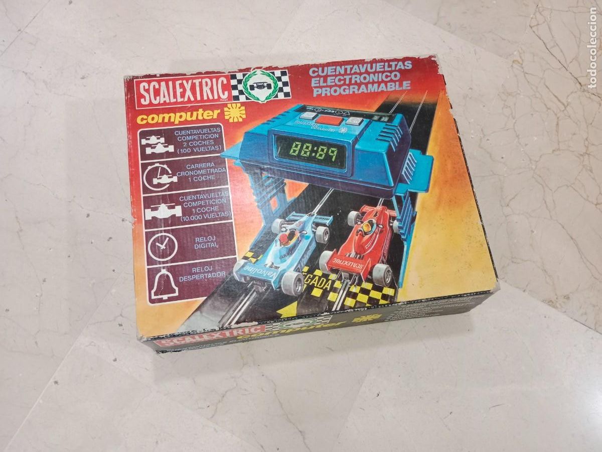 Scalextric: SCALEXTRIC COMPUTER - CUENTAVUELTAS ELECTRONICO PROGRAMABLE REF. 3269 - CASI NUEVO - FUNCIONA - Foto 1