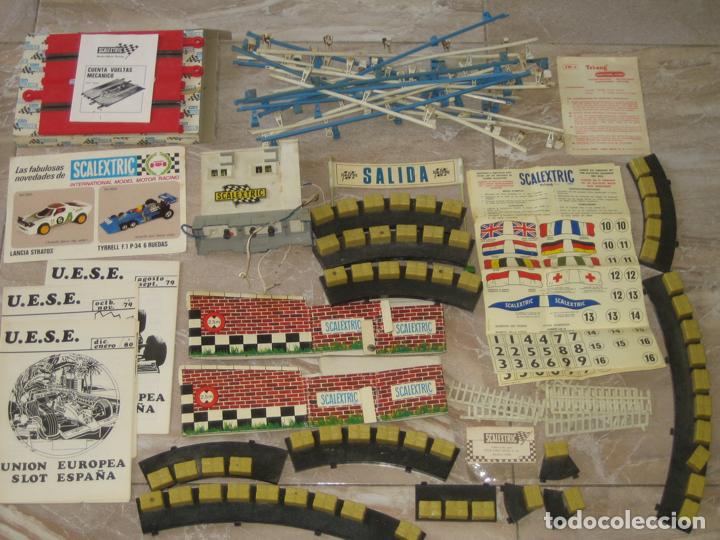 Scalextric: SCALEXTRIC - LOTE DE COMPLEMENTOS VER FOTOS - Foto 1