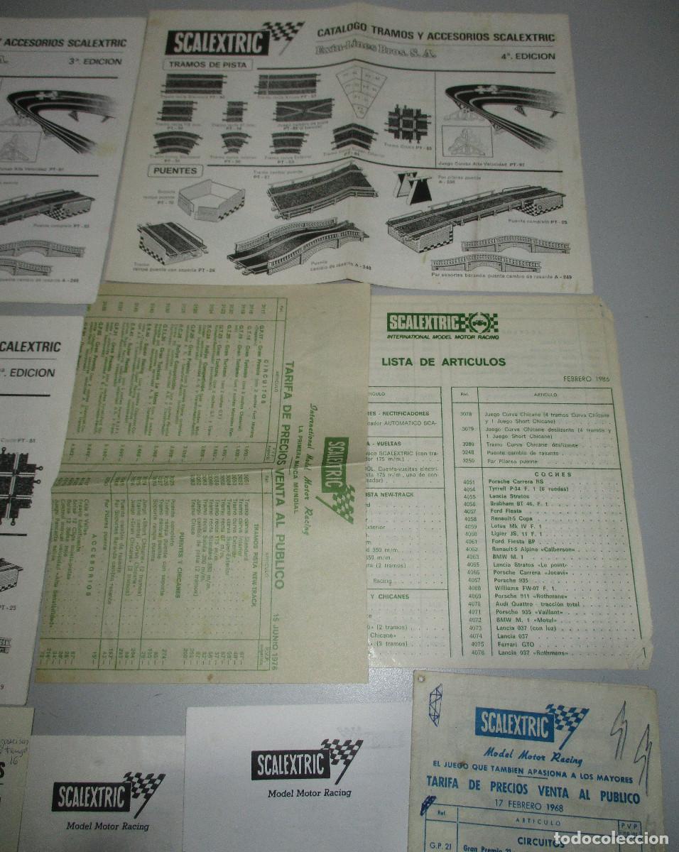 Scalextric: lote documentaci&oacute;n SCALEXTRIC EXIN - Foto 5