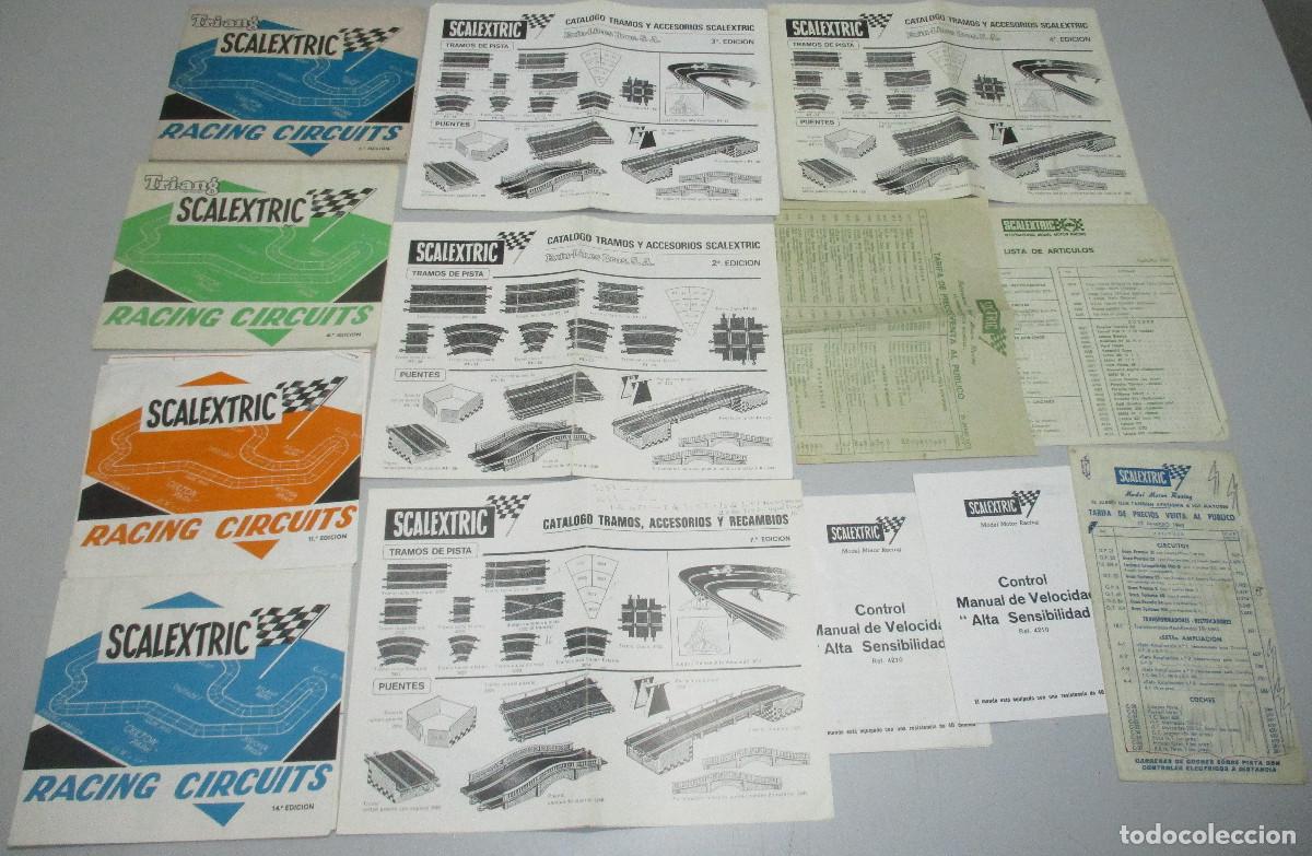 Scalextric: lote documentaci&oacute;n SCALEXTRIC EXIN - Foto 1