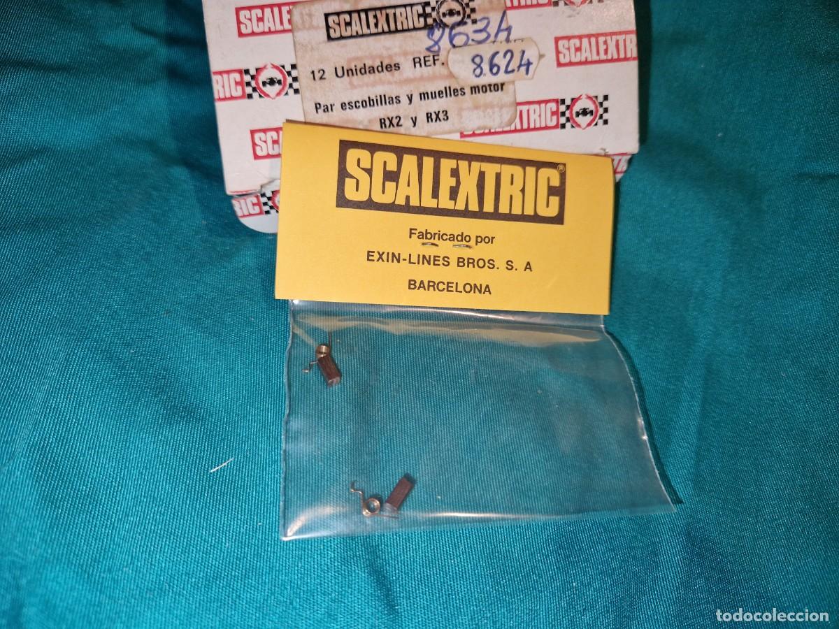 Scalextric: ESCOBILLAS Y MUELLES MOTOR SCALEXTRIC EXIN - Foto 1