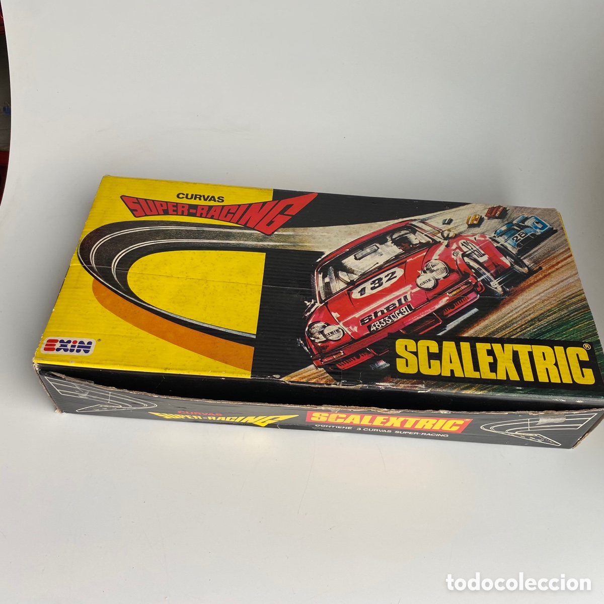 Scalextric: Caja Scalextric 3 Curvas Super-Racing ref. 8411 Exin - Foto 4