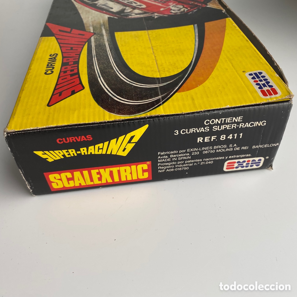 Scalextric: Caja Scalextric 3 Curvas Super-Racing ref. 8411 Exin - Foto 6