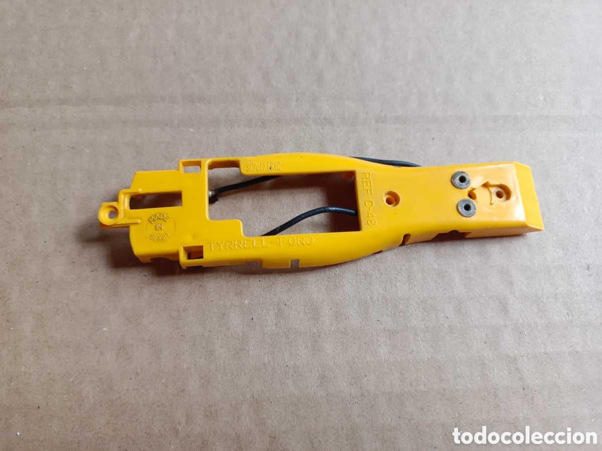 Scalextric: Chasis ford tyrrell amarillo scalextric exin - Foto 1