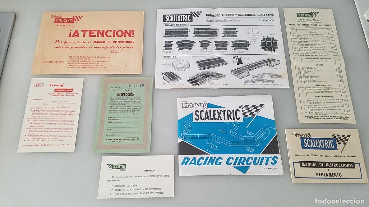 Scalextric: SLOT SCALEXTRIC EXIN SOBRE DOCUMENTACI&Oacute;N CIRCU&Iacute;TO GP3 GP 3 GP-3
