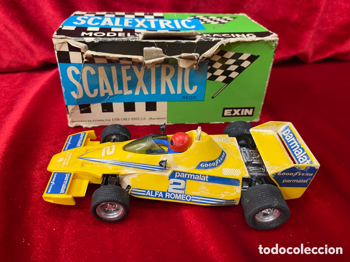 Scalextric: Coche Scalextric Exin Brabham BT-46 amarillo - Foto 4