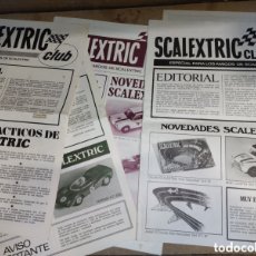 Scalextric: LOTE 5 BOLETINES REVISTAS CLUB SCALEXTRIC