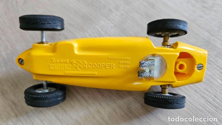 Scalextric: COOPER AMARILLO DOBLE GUIA DE SCALEXTRIC EXIN - Foto 2