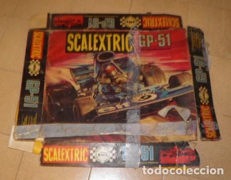 Scalextric: CIRCUITO GP 51,SCALEXTRIC,CAJA VAC&Iacute;A - Foto 1