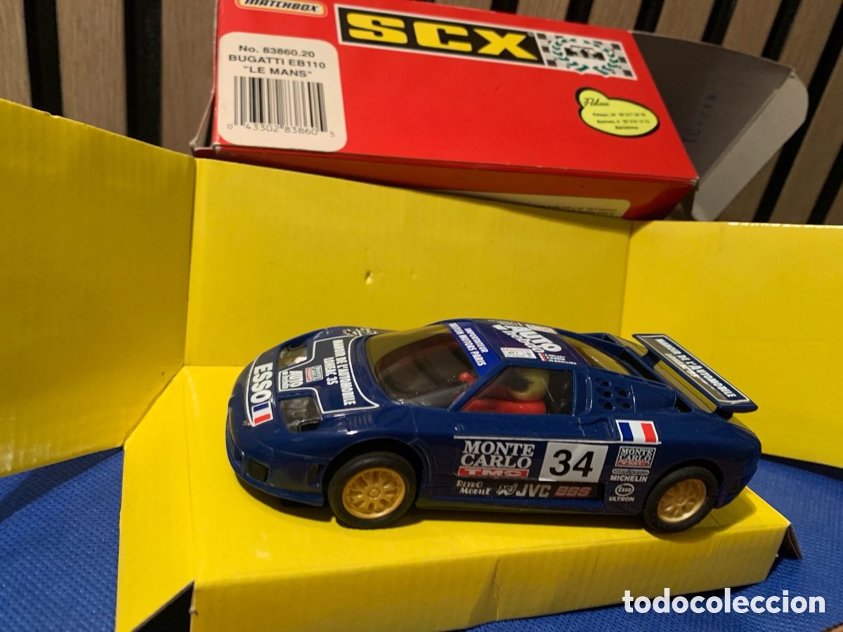 Scalextric: No. 83860.20 BUGATTI EB110 &rdquo;LE MANS&rdquo;scalextric matcbox - Foto 4