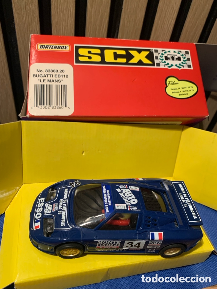 Scalextric: No. 83860.20 BUGATTI EB110 &rdquo;LE MANS&rdquo;scalextric matcbox - Foto 2