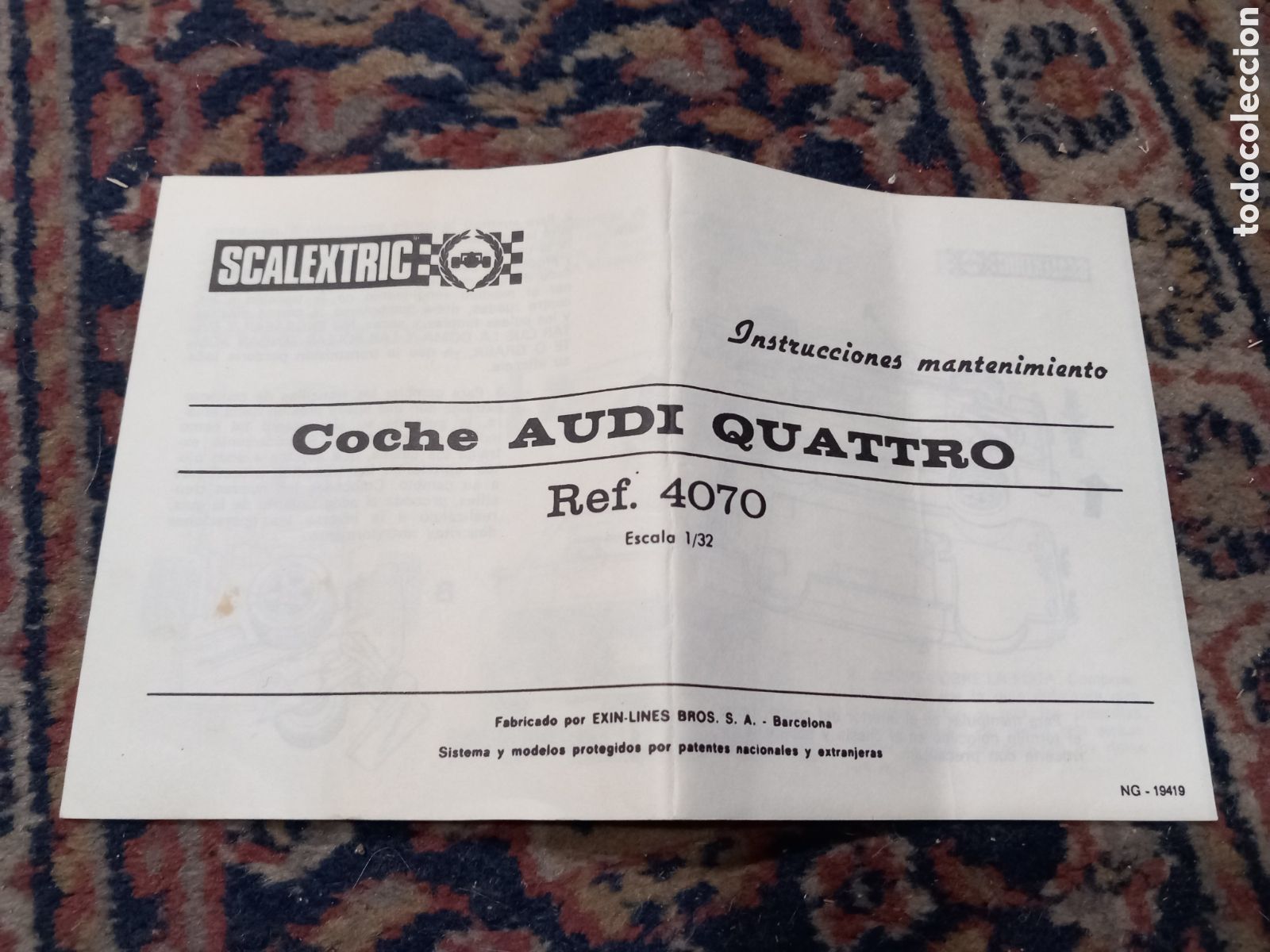 Scalextric: Audi Quattro Scalextric Exin con caja y documentos - Foto 11