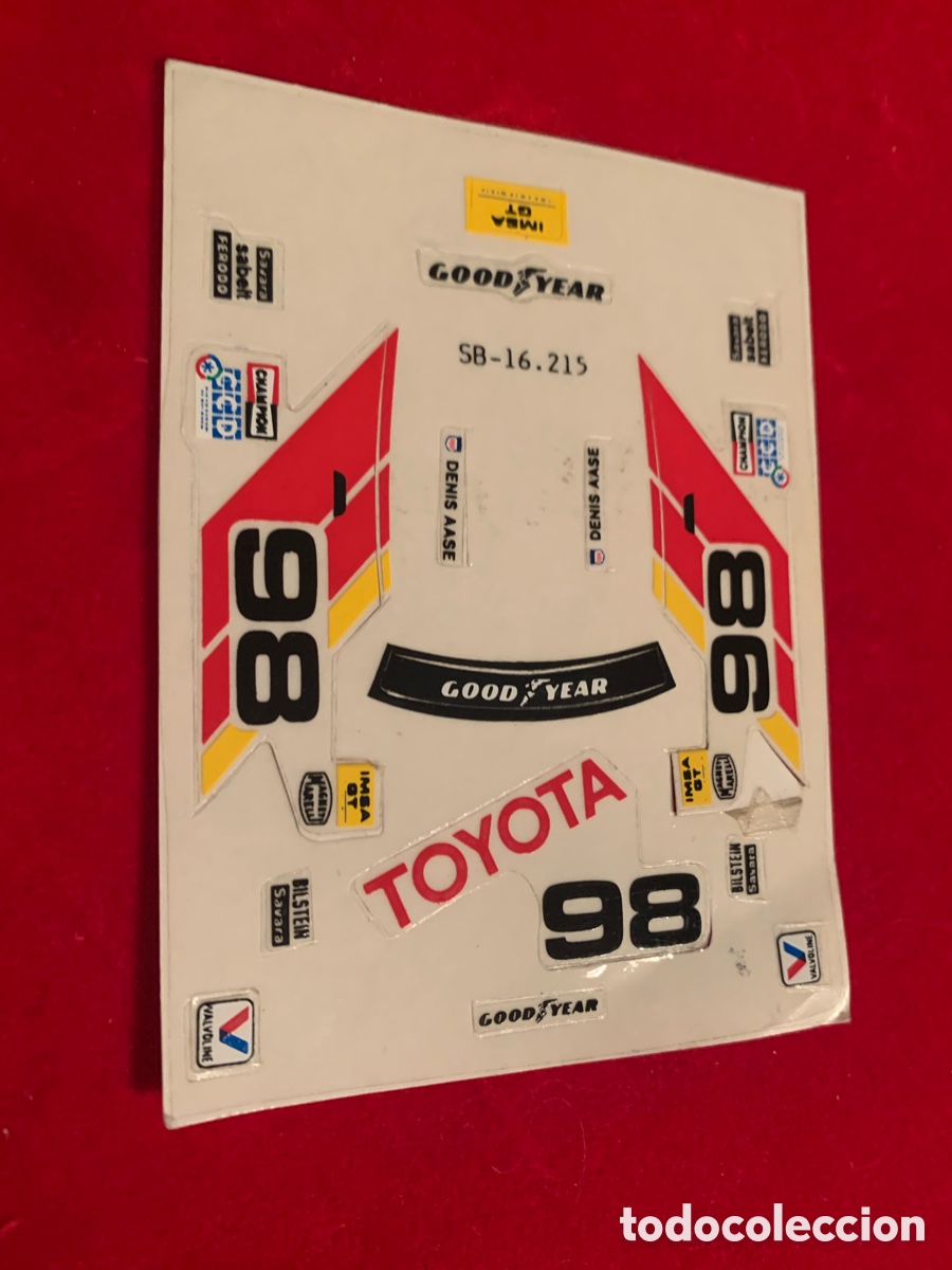 Scalextric: Pegatinas Toyota Celica IMSA scalextrix exin - Foto 2