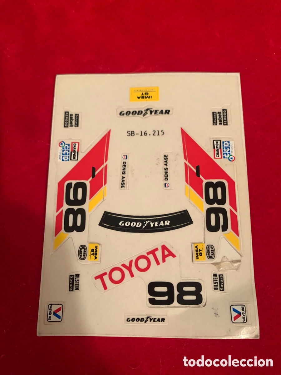Scalextric: Pegatinas Toyota Celica IMSA scalextrix exin - Foto 1