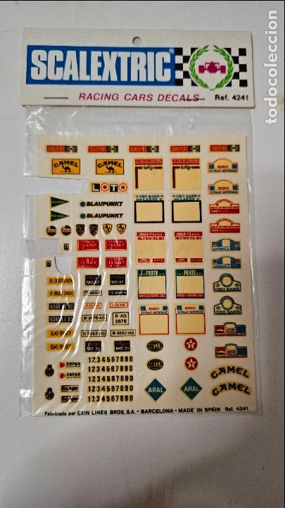 Scalextric: BLISTER ROTO 4241 DE SCALEXTRIC EXIN - Foto 1