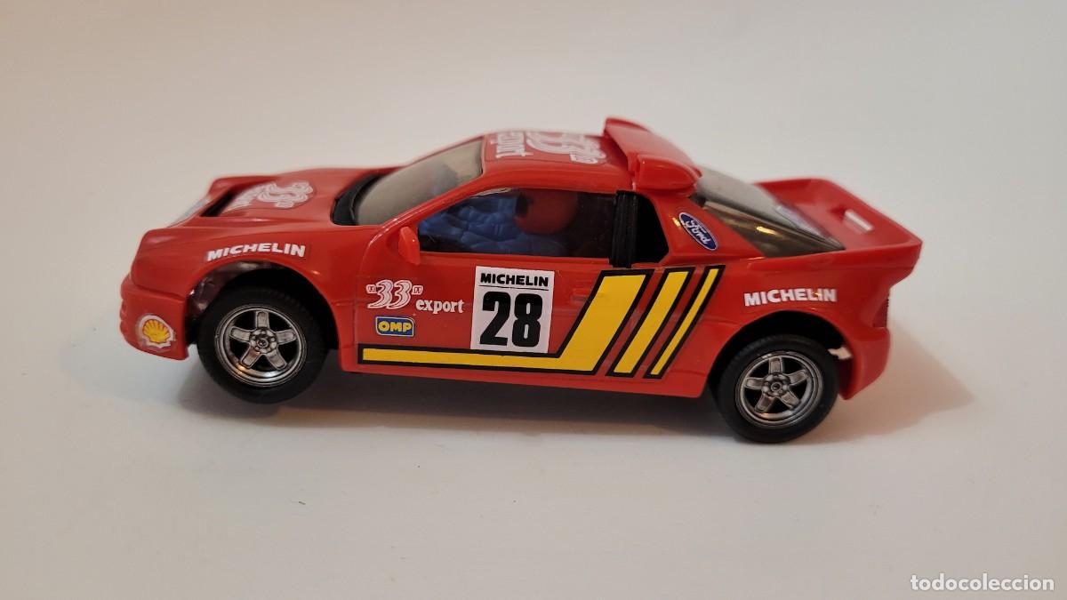 Scalextric: EXIN FORD RS 200 ROJO CON LUCES - Foto 2