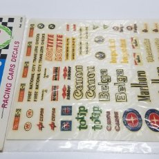 Scalextric: SLOT SCALEXTRIC EXIN BLISTER CALCAS ”RACING CARS DECALS” REF.4239