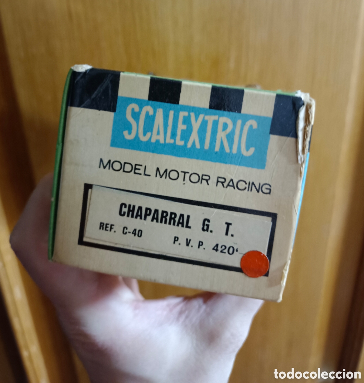 Scalextric: Caja chaparral rojo scalextric exin - Foto 3