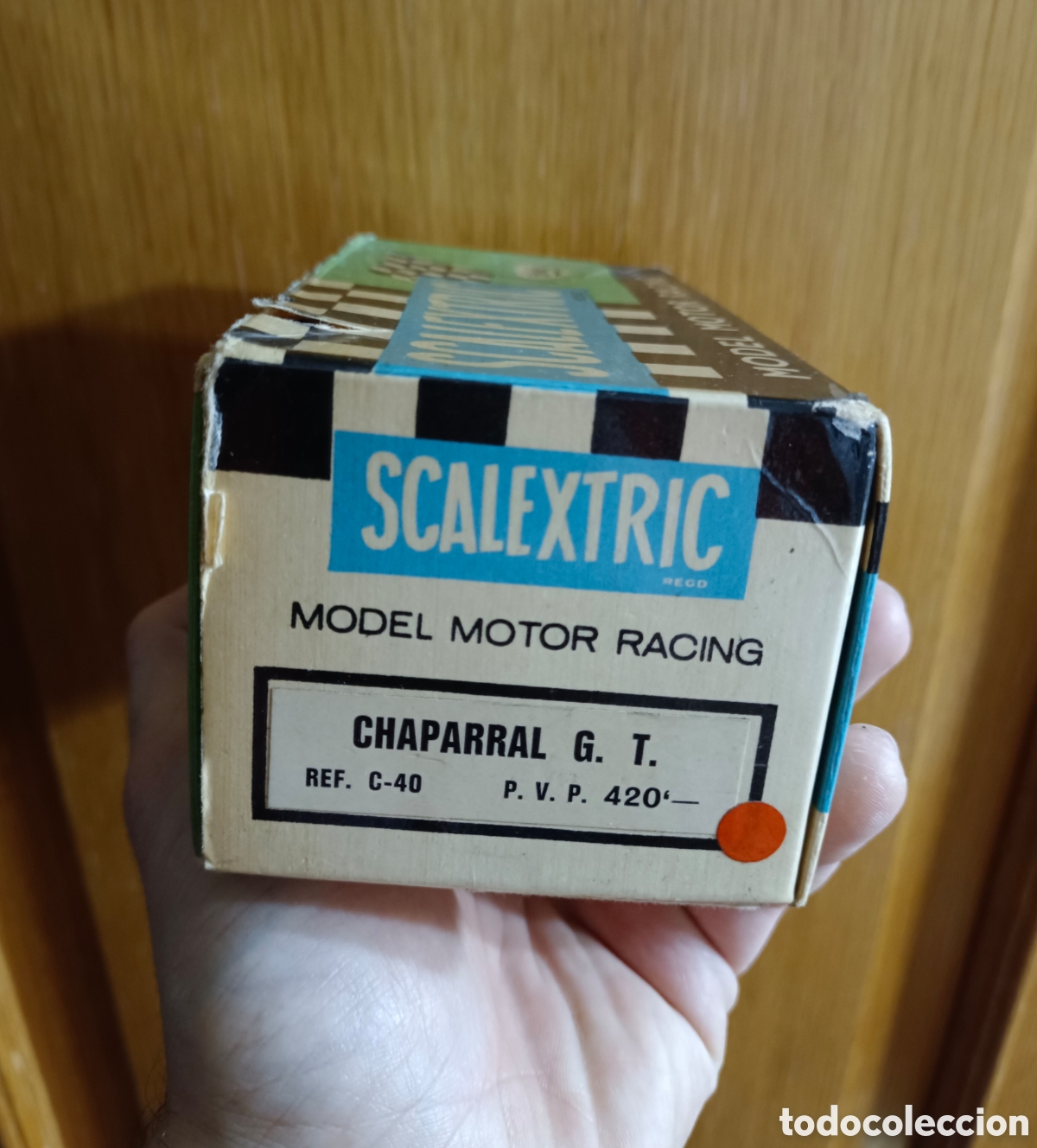 Scalextric: Caja chaparral rojo scalextric exin - Foto 1