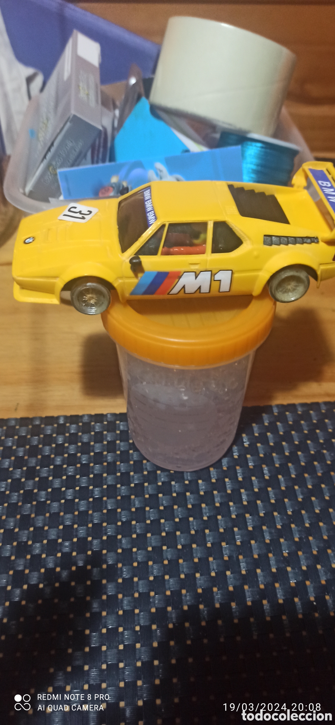 Scalextric: BMW M1 EXIN AMARILLO LIM&Oacute;N - Foto 2